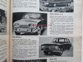 Tekniikan maailma 1964 nr 1 -mm. Kapula rattaissa, Vauxhall Viva, Uudet mittauslaitteemme, Avaruusajan räätäli, Honda 300 Super Sport, Kuvanauhuri