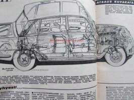 Tekniikan maailma 1964 nr 1 -mm. Kapula rattaissa, Vauxhall Viva, Uudet mittauslaitteemme, Avaruusajan räätäli, Honda 300 Super Sport, Kuvanauhuri