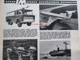 Tekniikan maailma 1964 nr 2 -mm. Vauhtia jäällä, VW 1200, Lotus 25 Coventry Climax ja Volga farmari ja Citroen 2 CV, Saabin tarina, Saammeko esitellä