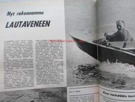 Tekniikan maailma 1964 nr 3 -mm. ajojahti on päättynyt, Opel rekord, Rattimuhvi, Tutka, Nyt rakennamme lautaveneen, kantosiipialus Deniso, Transistorien tarkaan