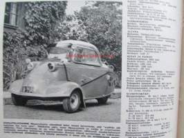 Tekniikan maailma 1964 nr 5 -mm. Suomen kulttuurirahasto, Messeerschmitt, Ei autossa tarvitse palella, Lentävä mopedi Do 32, Nauhanvaihdin, Autosta asunto,