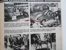 Tekniikan maailma 1964 nr 5 -mm. Suomen kulttuurirahasto, Messeerschmitt, Ei autossa tarvitse palella, Lentävä mopedi Do 32, Nauhanvaihdin, Autosta asunto,