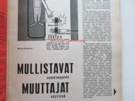 Tekniikan maailma 1964 nr 5 -mm. Suomen kulttuurirahasto, Messeerschmitt, Ei autossa tarvitse palella, Lentävä mopedi Do 32, Nauhanvaihdin, Autosta asunto,