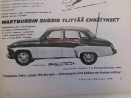 Tekniikan maailma 1962 nr 8 -mm.  Pikkuluoka paras perämoottori, Fiat 1500, Triumph Vitesse, Datsun 1200, ST. Regis, Operaatio Oscar tekokuu, Ula-autoradio, Kun