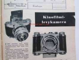 Tekniikan maailma 1959 nr 1 -mm. Valonarka sähkösilmä, Halpa 2-putkinen osaluettelo ja kuvat, ALfa Romea Giulietta t.i.,Agfa Silette automatic kamera, Simson 425