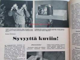 Tekniikan maailma 1959 nr 1 -mm. Valonarka sähkösilmä, Halpa 2-putkinen osaluettelo ja kuvat, ALfa Romea Giulietta t.i.,Agfa Silette automatic kamera, Simson 425