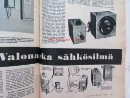 Tekniikan maailma 1959 nr 1 -mm. Valonarka sähkösilmä, Halpa 2-putkinen osaluettelo ja kuvat, ALfa Romea Giulietta t.i.,Agfa Silette automatic kamera, Simson 425