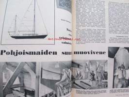 Tekniikan maailma 1959 nr 3 -mm. Televisioparaati kuvat hinnat tekniset tiedot, Turun veneveistämöllä valmistuu pohjoismaiden suurin muovivene, Volga,