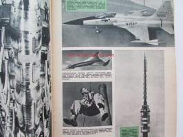 Tekniikan maailma 1959 nr 3 -mm. Televisioparaati kuvat hinnat tekniset tiedot, Turun veneveistämöllä valmistuu pohjoismaiden suurin muovivene, Volga,