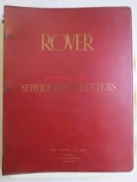 Rover Service News Letters Vol.2 1965-68 - Huoltokirjeet, Katso kuvista tarkemmat mallitmerkinnät  ja sisällys