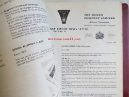 Rover Service News Letters Vol.2 1965-68 - Huoltokirjeet, Katso kuvista tarkemmat mallitmerkinnät  ja sisällys