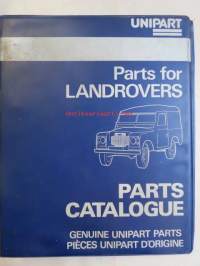 Unipart Land Rover Parts Catalogue - Varaosa luettelo, katso kuvista tarkemmin sisällys