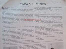 Kotiliesi 1934 nr 8 kansi Rudolf Koivu &quot;Pietari Päivärinnan Torpanpoika&quot;, -mm. Tekla Hultin 70-vuotias, Tomaatin menestyminen avomaalla . Yhdenpadanruokia ja