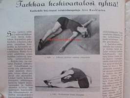 Kotiliesi 1934 nr 8 kansi Rudolf Koivu &quot;Pietari Päivärinnan Torpanpoika&quot;, -mm. Tekla Hultin 70-vuotias, Tomaatin menestyminen avomaalla . Yhdenpadanruokia ja