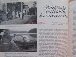 Kotiliesi 1934 nr 8 kansi Rudolf Koivu &quot;Pietari Päivärinnan Torpanpoika&quot;, -mm. Tekla Hultin 70-vuotias, Tomaatin menestyminen avomaalla . Yhdenpadanruokia ja
