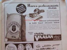 Kotiliesi 1934 nr 8 kansi Rudolf Koivu &quot;Pietari Päivärinnan Torpanpoika&quot;, -mm. Tekla Hultin 70-vuotias, Tomaatin menestyminen avomaalla . Yhdenpadanruokia ja