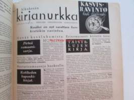 Kotiliesi 1936 nr 12  Kesäkuu (Kansi Martta Wendelin, aihe rippilapset) -mm. Pohjanmaalla keitetään juhannusjuustoa eli punaista heraa, Taipalsaari kirkko