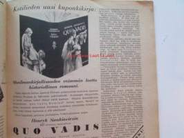 Kotiliesi 1936 nr 16  elokuu  (Kansi Martta Wendelin) -mm. Syömisen elinkeinoa Englannissa Caledonian market ja Billingsgate, Alvar Aalto huonekalut hintoineen