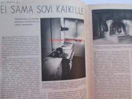 Kotiliesi 1936 nr 16  elokuu  (Kansi Martta Wendelin) -mm. Syömisen elinkeinoa Englannissa Caledonian market ja Billingsgate, Alvar Aalto huonekalut hintoineen