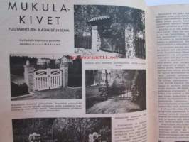 Kotiliesi 1936 nr 16  elokuu  (Kansi Martta Wendelin) -mm. Syömisen elinkeinoa Englannissa Caledonian market ja Billingsgate, Alvar Aalto huonekalut hintoineen