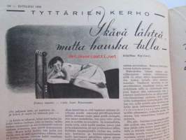 Kotiliesi 1936 nr 19, Kansikuva Martta Wendelin, Lihava silakka kunnon suola täysi tynnyri perkaus?, Keitetty omenamunkki, Wieniläinen omenakäärö, Carl Malmstein