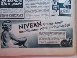 Kotiliesi 1937 nr 16, Marjasäilykkeitä huonoon kellariin, Raakahillo, Partiotoiminta kasvattajan apuna, Puutarhaopettaja Hertta Linkola - korjaa satosi oikein...