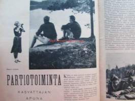 Kotiliesi 1937 nr 16, Marjasäilykkeitä huonoon kellariin, Raakahillo, Partiotoiminta kasvattajan apuna, Puutarhaopettaja Hertta Linkola - korjaa satosi oikein...