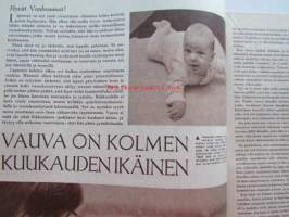 Kotiliesi 1961 nr 3 -mm. Hedvig Gebhard in Memorian, Hiihtoloma, Hernerokka, Kasvatusopin naisprofessori Inkeri Vikainen, Tarkastele kuvista tarkemmin sisältöä.