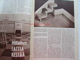 Kotiliesi 1961 nr 3 -mm. Hedvig Gebhard in Memorian, Hiihtoloma, Hernerokka, Kasvatusopin naisprofessori Inkeri Vikainen, Tarkastele kuvista tarkemmin sisältöä.