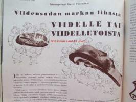 Kotiliesi 1960 nr 1 -mm. Maj-Lis Kiiski ja perhe, Ester Kähönen, Sirkka Volanen, Maija Mukala, osaatteko tehdä neulakintaan?, talo joka alkoi ikkunasta Paula ja