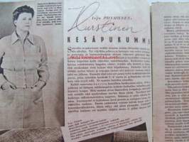 Kotiliesi 1942 nr 8 -mm. Äidilleni Hilkka-Helinä Hyvärinen, Hedelmäopuut ja marjapensaat istutettava, Kukkakimppu Äidilleni Alexandra Edelfelt