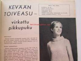 Kotiliesi 1968 nr 7 - Huhtikuu mm. Lakko sairaaanhoitajien aseena, Uhattu uskonnonopetus, Anja Tiilikainen tutkija avainasemassa, Pettymyksien kiveämä on