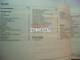 Audi 100 -instruktionsbok