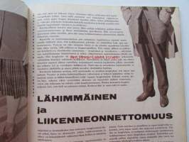 Kotiliesi 1962 nr 6 -mm. Täyttääkö suurkaupunki nuoren naisen toiveet ja odotukset, Lämminmurekeleipä, Väri-iloa keittiöön, Sirkka-Liisa kantele