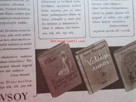 Kotiliesi 1947 nr 13-14 -mm. Kesä hoitaa lasten jalkoja ja ryhtiä, Englanti lähettää teille terveisiä, Sotasalaisuuksista siviilikäyttöön, Kauha ja kaavila