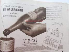 Kotiliesi 1947 nr 13-14 -mm. Kesä hoitaa lasten jalkoja ja ryhtiä, Englanti lähettää teille terveisiä, Sotasalaisuuksista siviilikäyttöön, Kauha ja kaavila