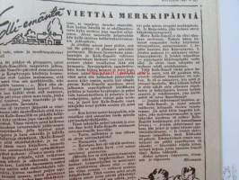 Kotiliesi 1947 nr 13-14 -mm. Kesä hoitaa lasten jalkoja ja ryhtiä, Englanti lähettää teille terveisiä, Sotasalaisuuksista siviilikäyttöön, Kauha ja kaavila
