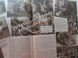 Kotiliesi 1947 nr 13-14 -mm. Kesä hoitaa lasten jalkoja ja ryhtiä, Englanti lähettää teille terveisiä, Sotasalaisuuksista siviilikäyttöön, Kauha ja kaavila