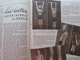 Kotiliesi 1947 nr 13-14 -mm. Kesä hoitaa lasten jalkoja ja ryhtiä, Englanti lähettää teille terveisiä, Sotasalaisuuksista siviilikäyttöön, Kauha ja kaavila