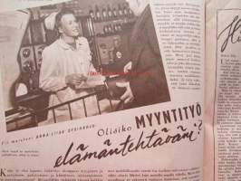 Kotiliesi 1948 nr 1-2  tammikuu - helmikuu. -mm. Yhteishenki avioliiton perusaste, Suurkaupungista pikkukaupunkiin, Ovessa on neljä nimeä, Me maalaiset ja muoti,