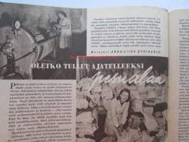 Kotiliesi 1948 nr 20 -mm. Kestääkö avioliittonne, Aline Grönberg kaikkien turkulaisten vanumamma, Kumihousut, Sunnuntairuokailu Sienipannu ja Savukinkku ja