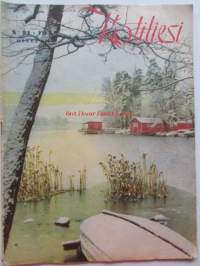 Kotiliesi 1948 nr 21 -mm. Joulukoristeiden kuvakieltä, Eronneen naisen ongelmia, Hirja Maria toteaa olevansa itsensä elättävä nainen, Näin Sigurd ja Synnöve