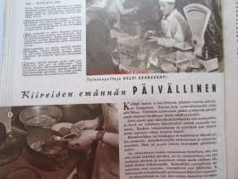 Kotiliesi 1948 nr 21 -mm. Joulukoristeiden kuvakieltä, Eronneen naisen ongelmia, Hirja Maria toteaa olevansa itsensä elättävä nainen, virkaan baskerin