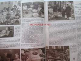 Kotiliesi 1948 nr 21 -mm. Joulukoristeiden kuvakieltä, Eronneen naisen ongelmia, Hirja Maria toteaa olevansa itsensä elättävä nainen, virkaan baskerin