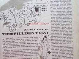 Kotiliesi 1948 nr 23 joulukuu -mm. Meidän naisten troopillinen talvi, Tunnettuja naisia Kaarina Kari, Lähettäkää kummikerho joulupukkinanne korpikotiin,