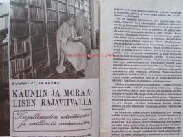 Kotiliesi 1948 nr 23 joulukuu -mm. Meidän naisten troopillinen talvi, Tunnettuja naisia Kaarina Kari, Lähettäkää kummikerho joulupukkinanne korpikotiin,