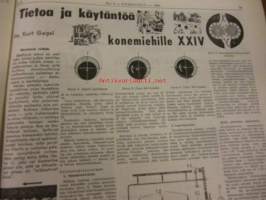 Koneviesti 1964 / 3  sis mm. Työkoneiden pikakiinnitys, Vakuutusrahoille vastinetta, Katetuottomenetelmä, Elektroniajan karjapaimen, Viljankuivatus