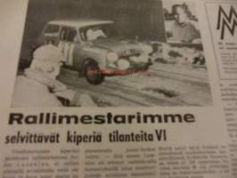 Koneviesti 1964 / 3  sis mm. Työkoneiden pikakiinnitys, Vakuutusrahoille vastinetta, Katetuottomenetelmä, Elektroniajan karjapaimen, Viljankuivatus