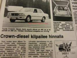 Koneviesti 1979 /22.sis,mm.Traktorien ohjaamomelu 85 db:ksi tammikuussa.Kyntöaurat ja polttoaineen kulutus,kokeilussa.Valmetin Hi-Trac ja