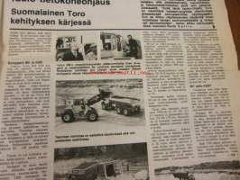 Koneviesti 1979 /22.sis,mm.Traktorien ohjaamomelu 85 db:ksi tammikuussa.Kyntöaurat ja polttoaineen kulutus,kokeilussa.Valmetin Hi-Trac ja